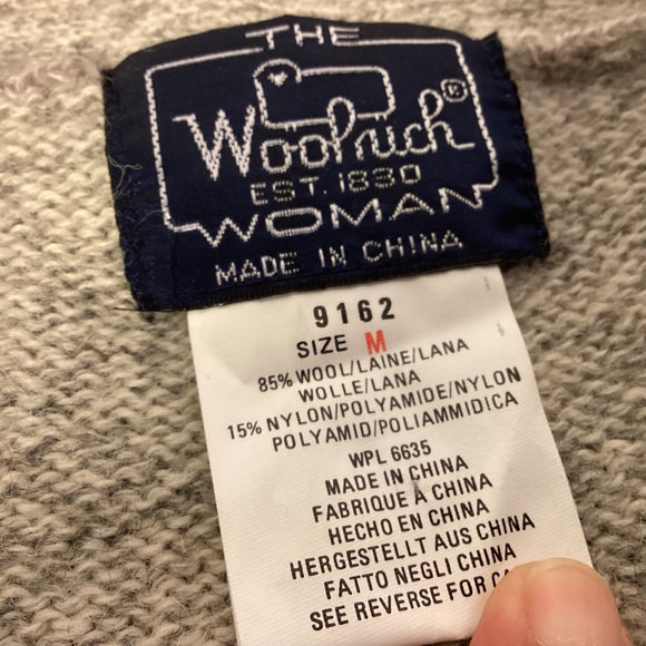 Woolrich wool blend Cardigan Sweater Americana  womens medium - Picture 6 of 7